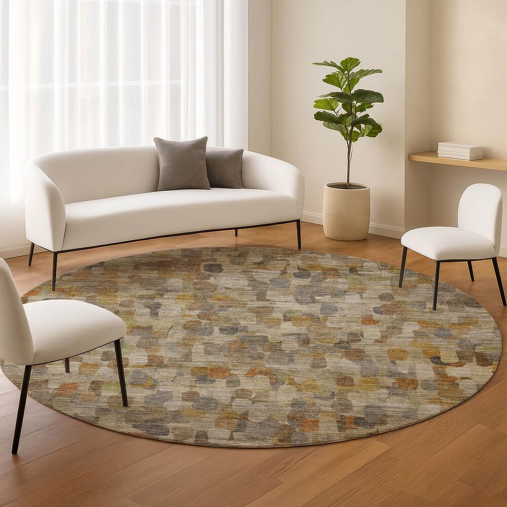 Dalyn Rug Company Nexus NX4 Beige 8' Round Area Rug, , large