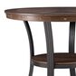 Linon Home Decor Franklin Side Table in Umber Brown and Black, , large