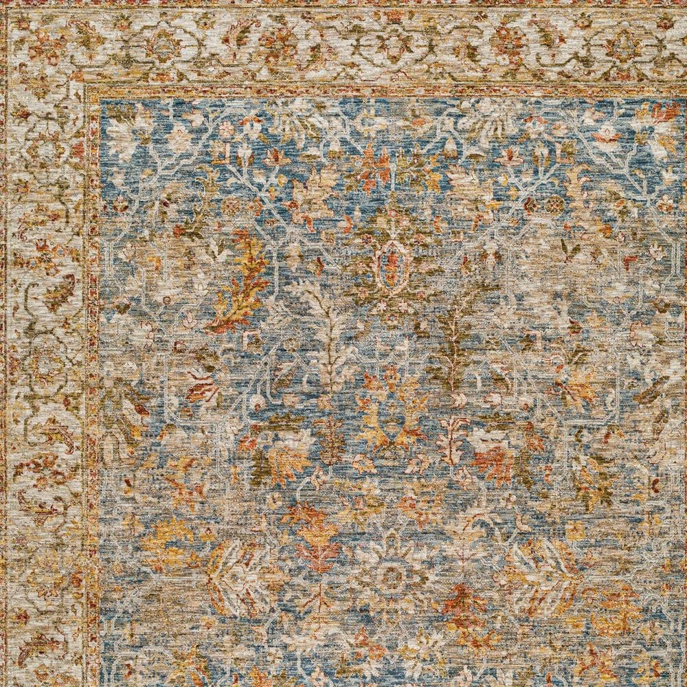 Surya Mona Lisa 2&#39;7&quot; x 4&#39; Light Sage, Tan, Olive, Mustard, Sage, Dark Blue, Brick Red and Burgundy Area Rug, , large