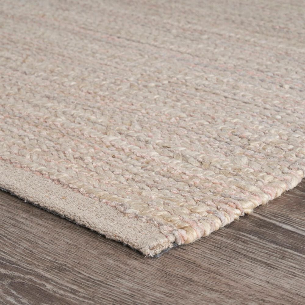 L&amp;R Resources Bleached Naturals 9&#39; x 12&#39; Blush Area Rug, , large