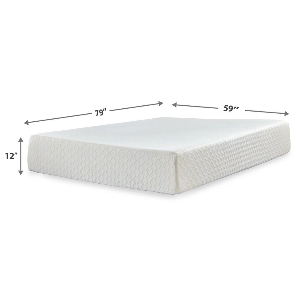 Ashley Chime 12" Memory Foam Ultra Plush Queen Mattress, , large