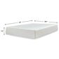 Ashley Chime 12" Memory Foam Ultra Plush Queen Mattress, , large