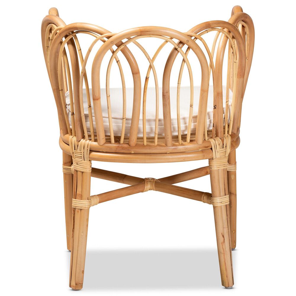 Baxton Studio Melody Arm Chair in Natural, , large