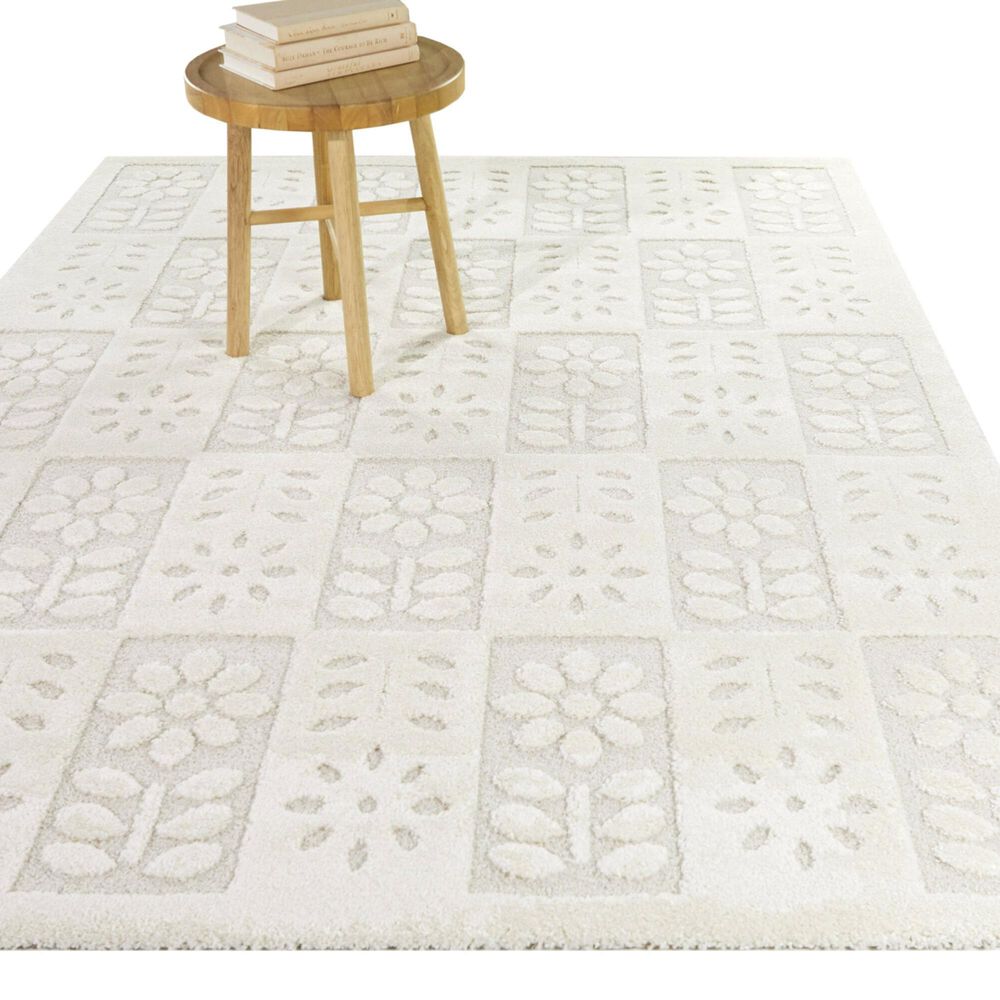 Balta Rugs Hayden 5&#39;3&quot; x 7&#39; Cream Area Rug, , large