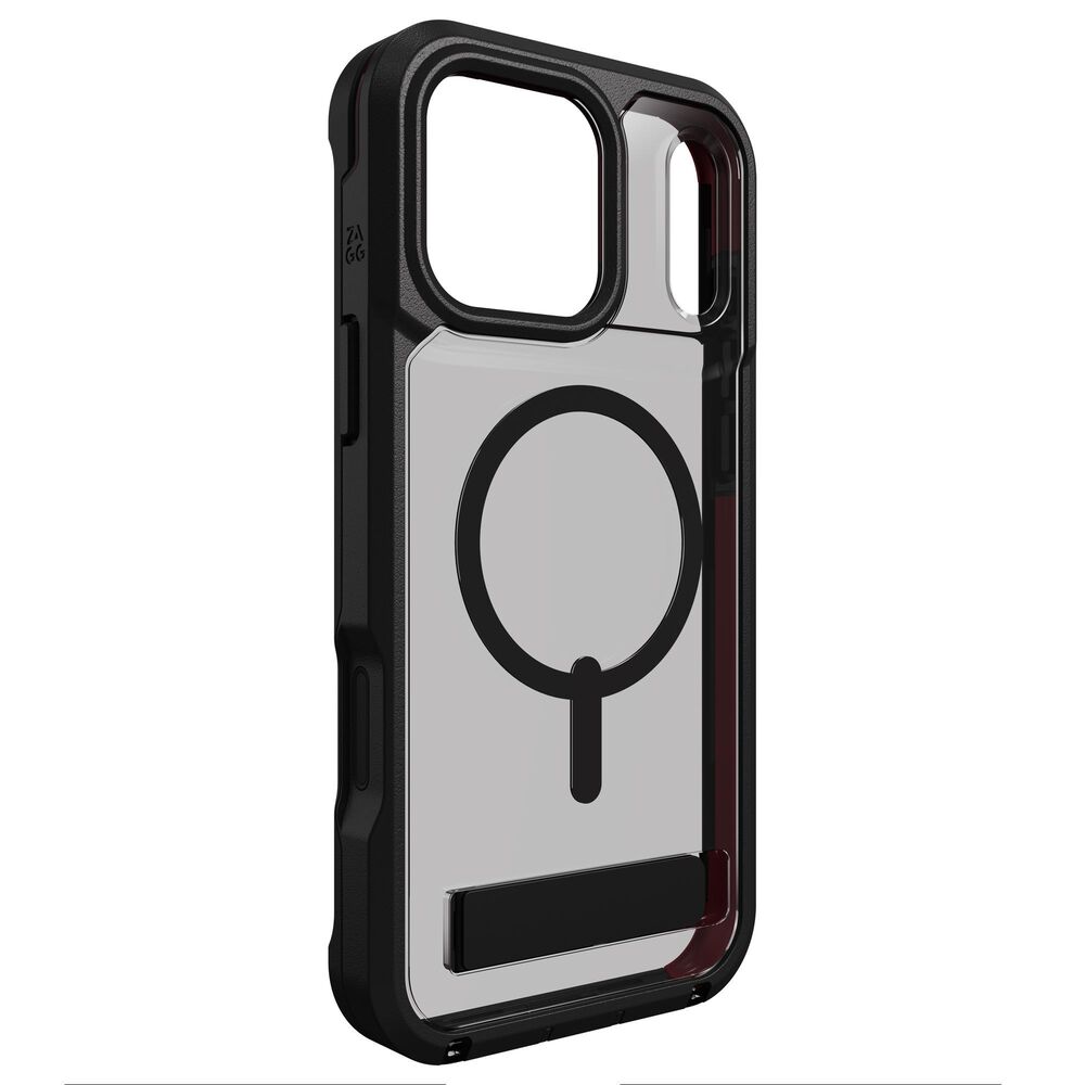 Zagg Rainier Snap MagSafe Case with Kickstand for Apple iPhone 17 Pro Max in Smoke Black, , large