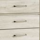 Ashley Bellaby 5 Drawer Chest in Whitewash, , large