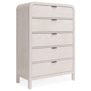 Urban Home Drake 5-Drawer Chest in White, , large