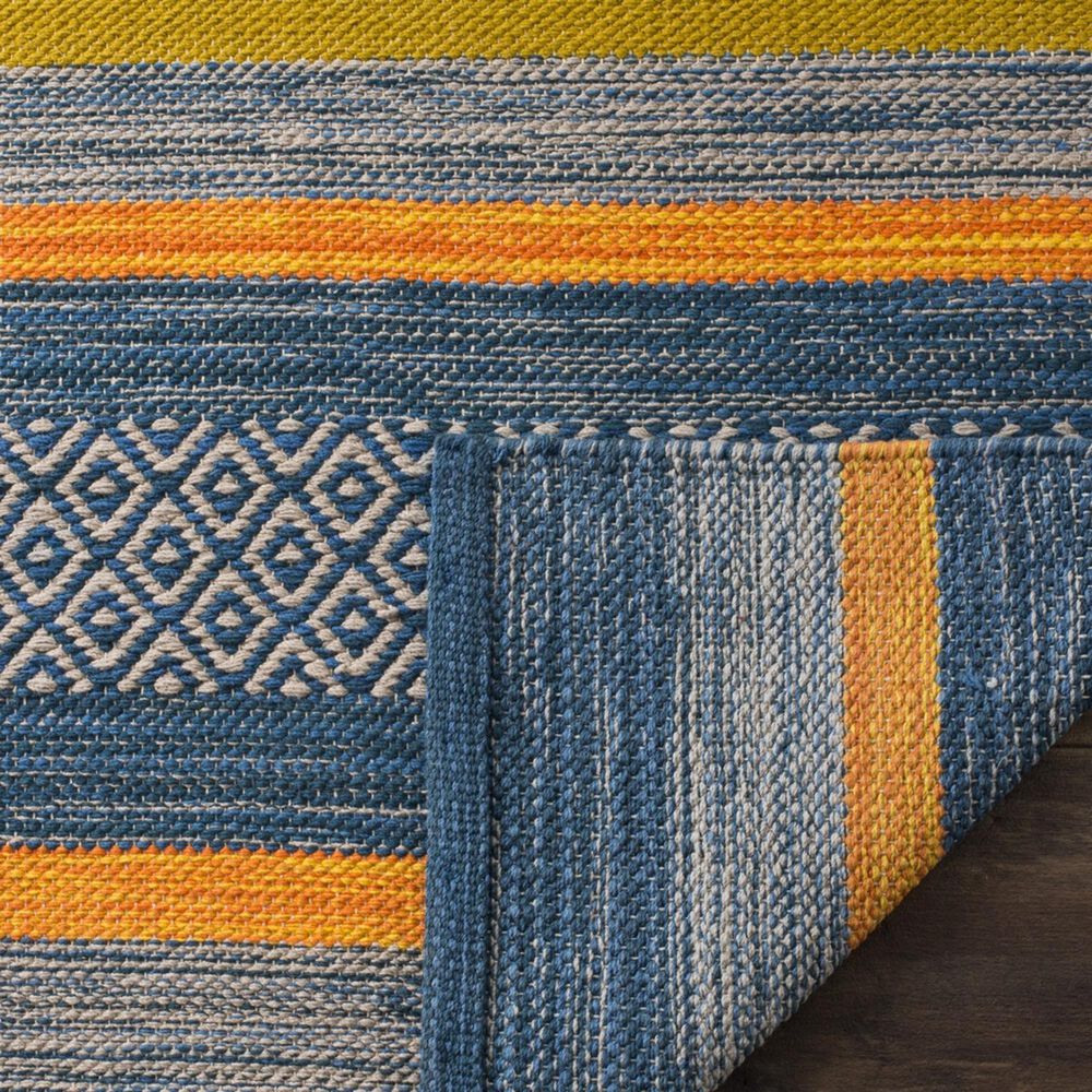 Safavieh Montauk 2&#39;6&quot; x 10&#39; Blue and Orange Runner, , large
