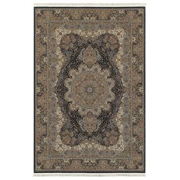 Oriental Weavers Masterpiece 5501K 9"10" x 12"10" Black Area Rug, , large