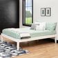Linon Home Decor Polly Full Platform Bed in Bold White, , large