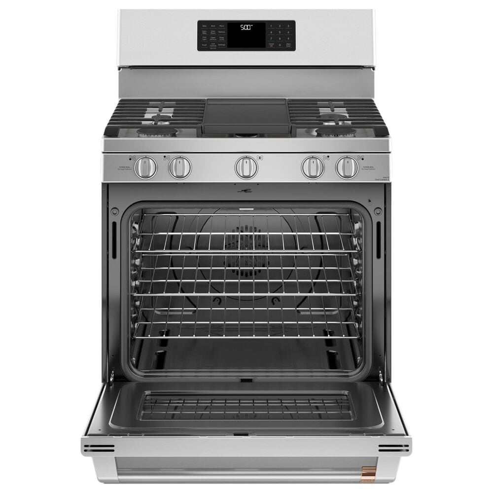 Cafe 5.6 Cu. Ft. Freestanding Gas Range with Convection in Stainless Steel, , large