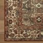 Magnolia Home Banks 2" x 5" Brick and Ivory Area Rug, , large