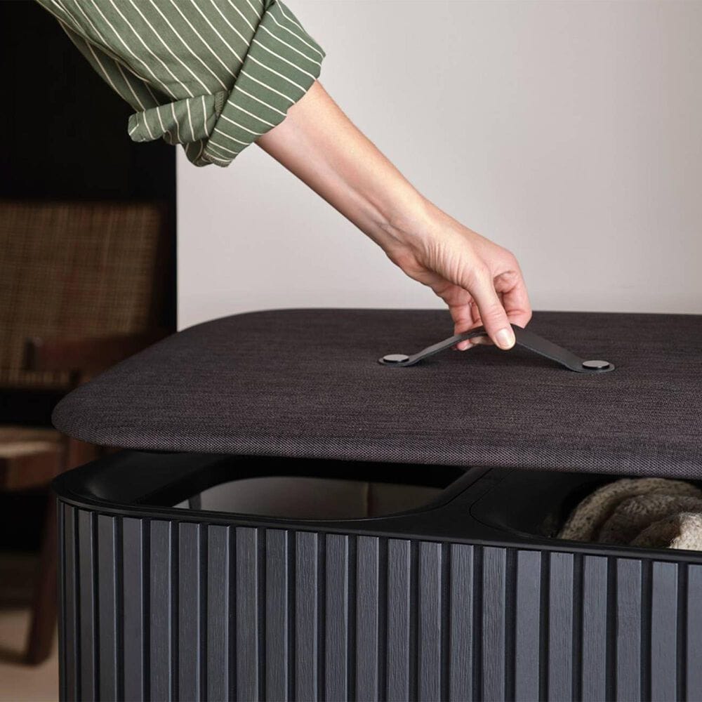 Joseph Joseph Tota Luxe 90L Laundry Separation Basket in Black, , large