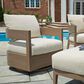 Ashley Serene Bay Swivel Glider Chair in White, , large