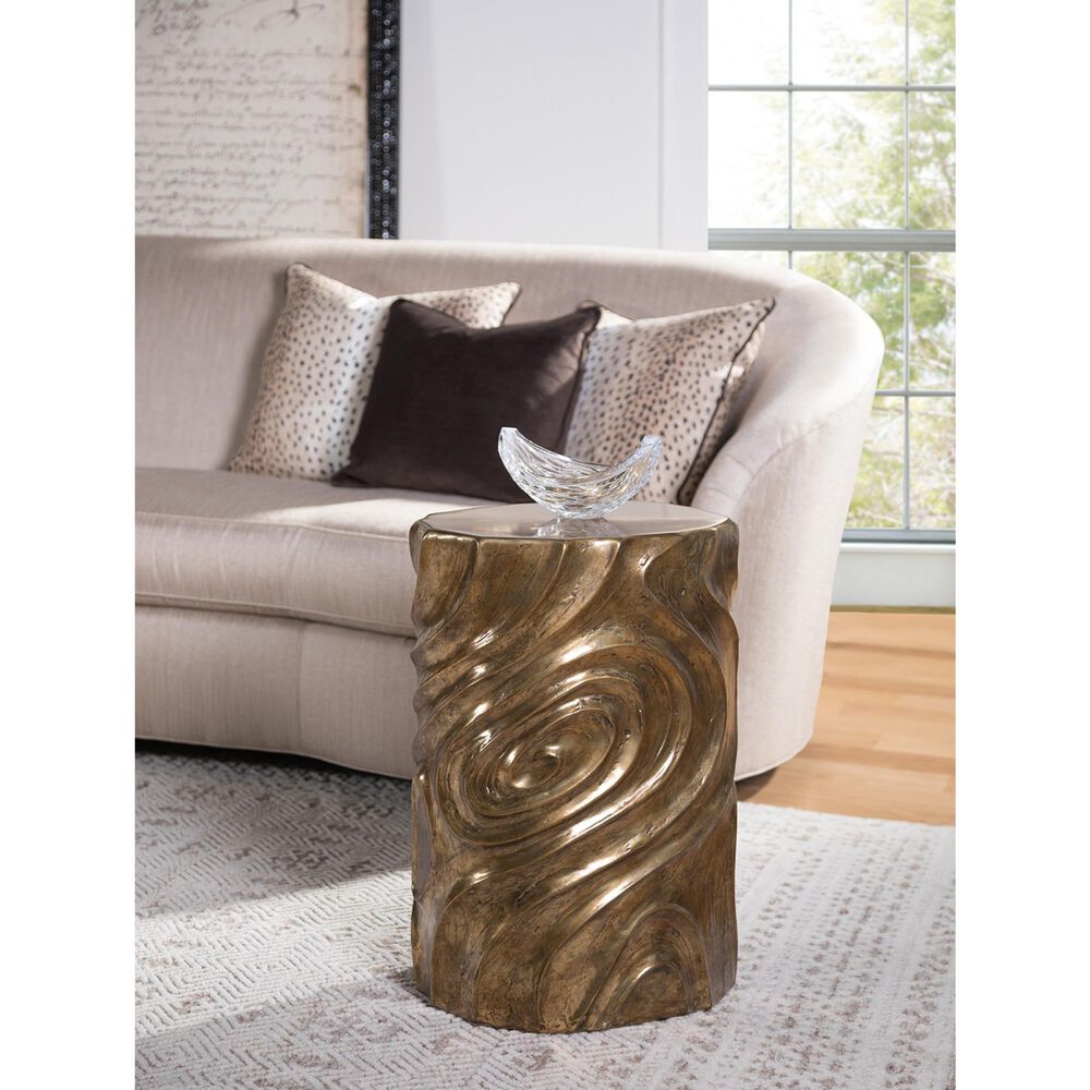 Artistica Metal Catalan End Table in Bronze, , large