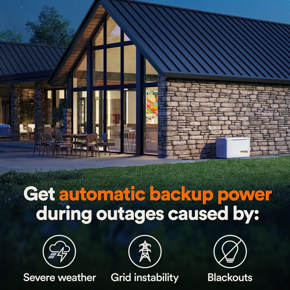 Generac Guardian 22000-Watt Home Backup Generator, , large