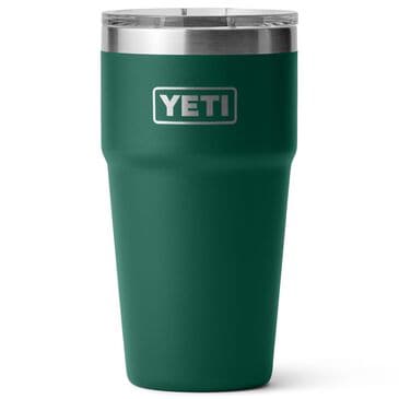 YETI Rambler 20 Oz Stackable Cup with MagSlider Lid in Black Forest Green, , large