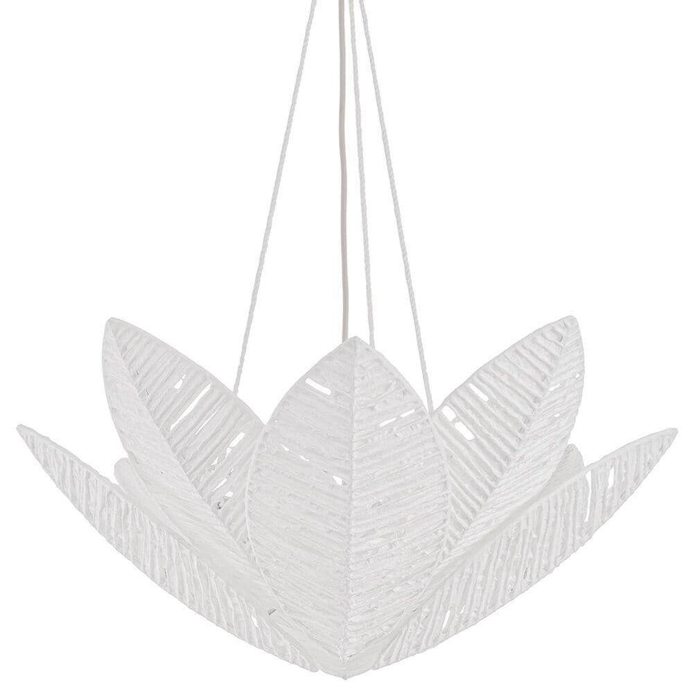 Troy Lighting Azores 3-Light Chandelier in Warm Silver Leaf, , large