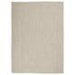 Nourison Courtyard Ivory and Silver 4" x 6" Indoor/Outdoor Area Rug, , large