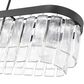 Golden Lighting Ciara 6-Light Linear Pendant in Matte Black, , large