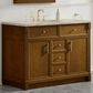James Martin Bellshire 48" Single Bathroom Vanity in Honey Oak with 3 cm Tajnar Eclos Top and Rectangular Sink, , large