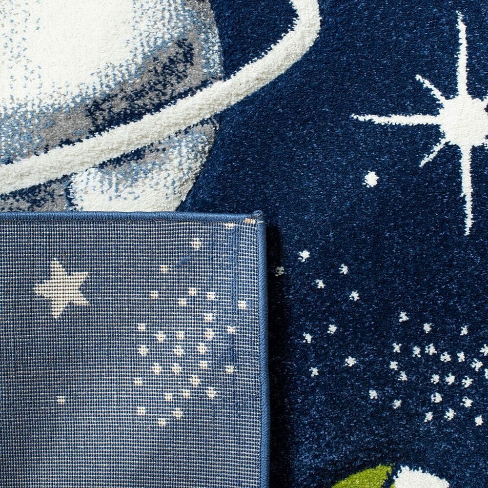 Safavieh Carousel CRK103 9&#39; x 12&#39; Navy and Ivory Kids  Area Rug, , large