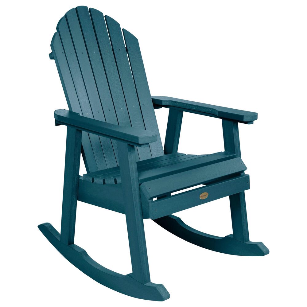 Highwood USA Hamilton Patio Rocking Chair in Nantucket Blue NFM