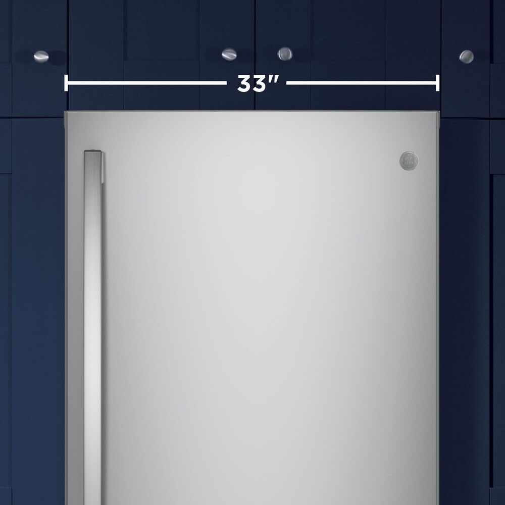 GE Appliances 24.8 Cu. Ft. Bottom-Freezer Drawer Refrigerator with Icemaker in Fingerprint Resistant Stainless Steel, , large