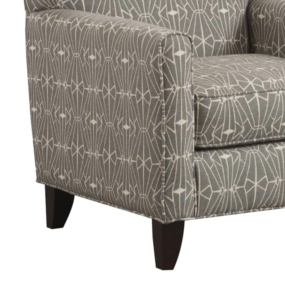 Xenia Sugarshack Glacier Accent Chair in Emblem Charcoal, , large