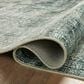 Magnolia Home Banks 2" x 5" Blue and Lagoon Area Rug, , large