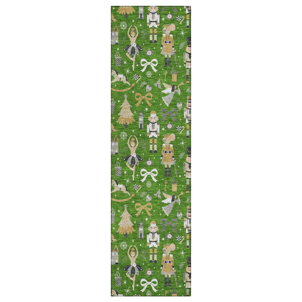 Dalyn Rug Company Wonderland WN35 Green 2"3" x 7"6" Runner, , large