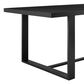 Blue River Alegria Outdoor Rectangular Dining Table in Black - Table Only, , large