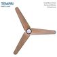 Minka-Aire Tempri 56" Indoor/Outdoor Ceiling Fan with LED Light in Coal, , large