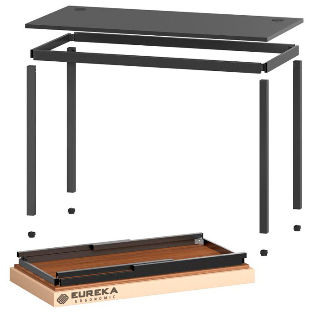 Eureka Ergonomic 39" Computer Desk in Black, , large