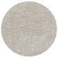 Surya Masterpiece Light Gray and Medium Gray 7"10" Round Area Rug, , large