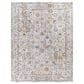 Surya Laila LAA-2317 7"10" Round Teal, Orange, Sage, Saffron, Gray and Cream Area Rug, , large