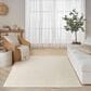 Nourison Pure Angles Ivory 5"3" x 7"3" Area Rug, , large
