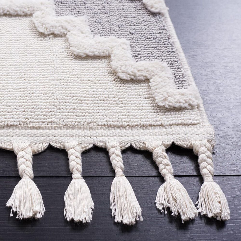 Safavieh Marrakesh MRK532B 8&#39; x 10&#39; Ivory and Grey Area Rug, , large