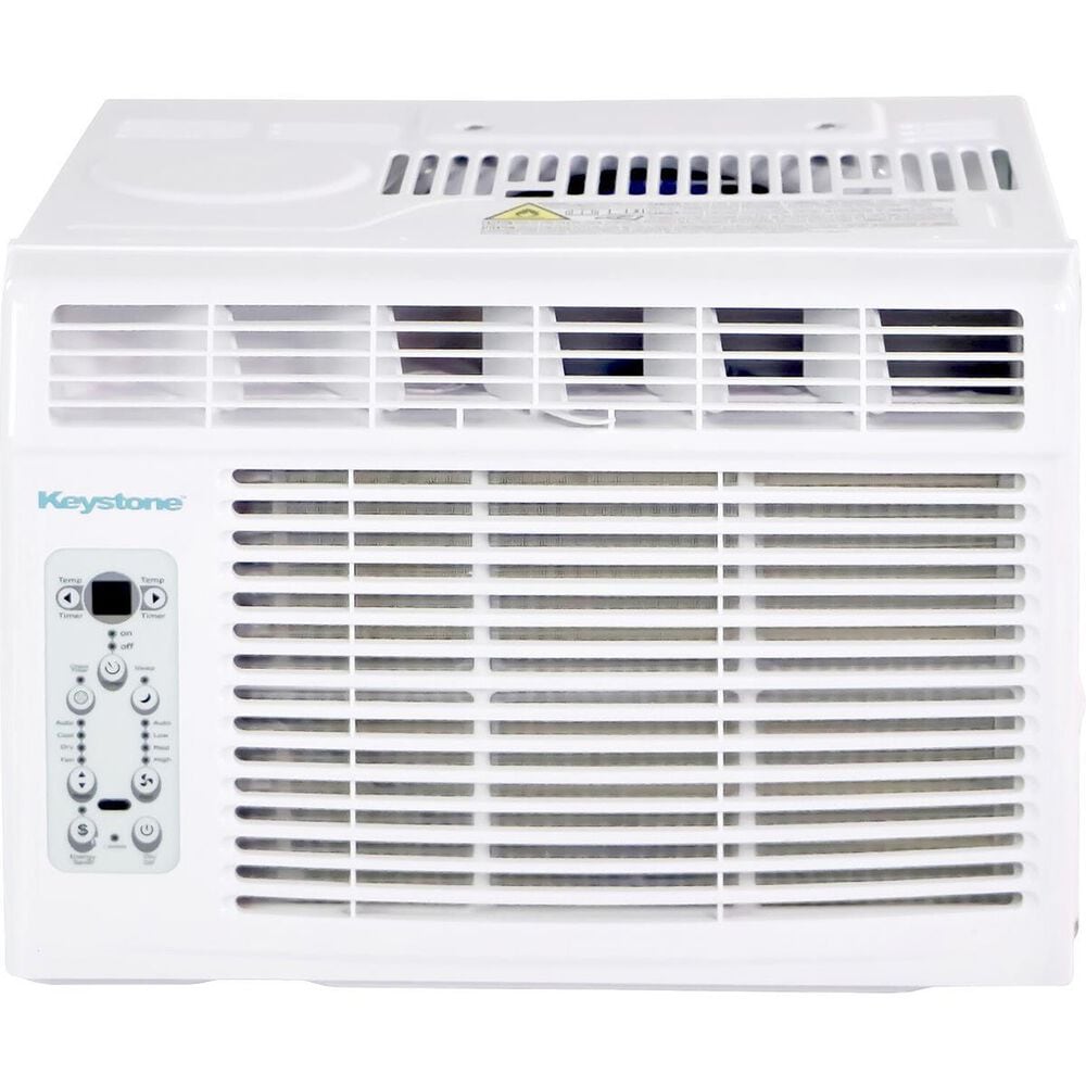 Keystone 10000 BTU Window-Mounted Air Conditioner with Follow Me LCD Remote Control in White, , large