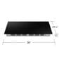 Samsung 36" Induction Cooktop with Anti-Scratch Matte Glass and Sync Burners in Black, , large
