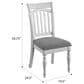 Emerald Home Furnishings New Haven Side Chair in Oyster Shell (Set of 2), , large