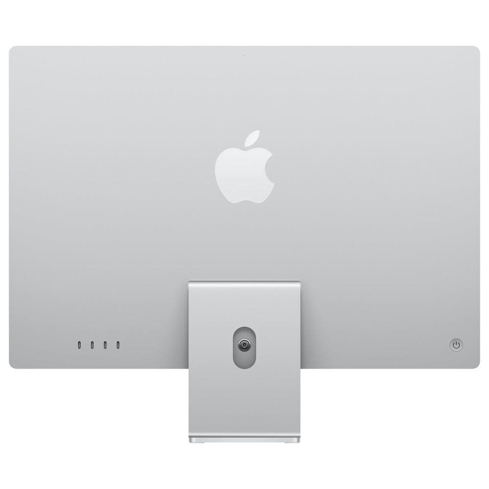 Apple 24-Inch iMac All-in-One Desktop - Apple M4 chip - 10-core CPU - 16GB RAM - 10-core GPU - 256GB SSD, Nano-texture Glass in Silver with 3-Year AppleCare+, , large