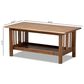Baxton Studio Rylie Coffee Table in Walnut Brown, , large