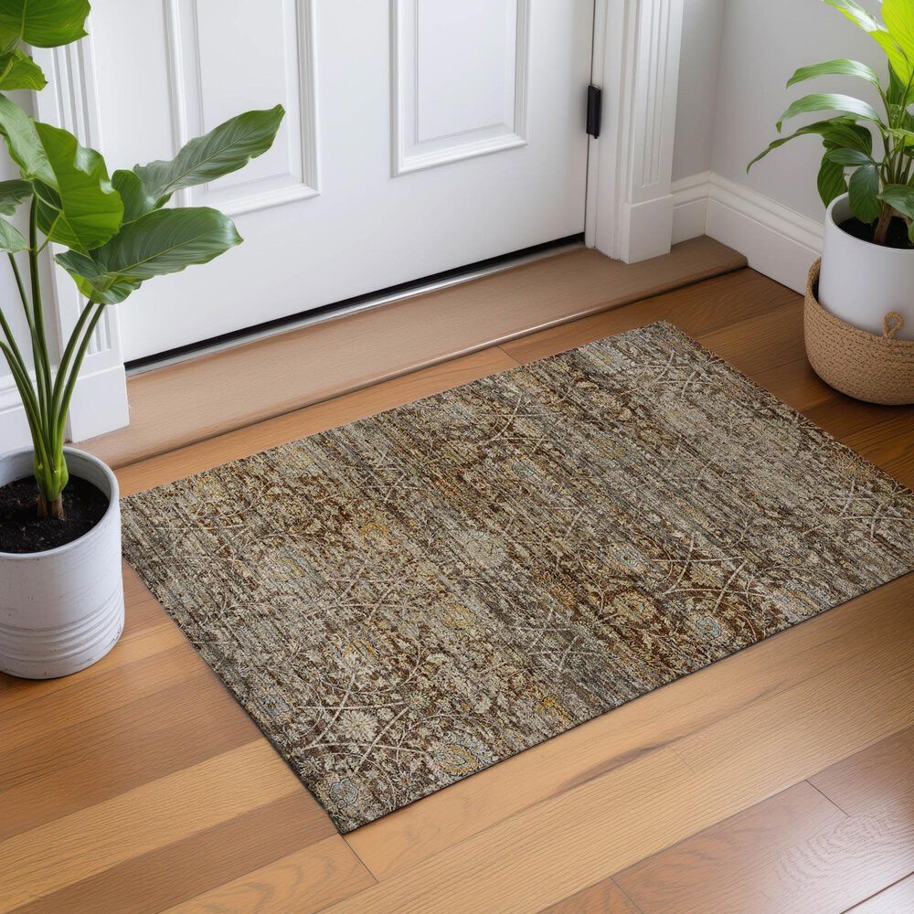 Dalyn Rug Company Aristo AR3 Coffee 1"8" x 2"6" Area Rug, , large