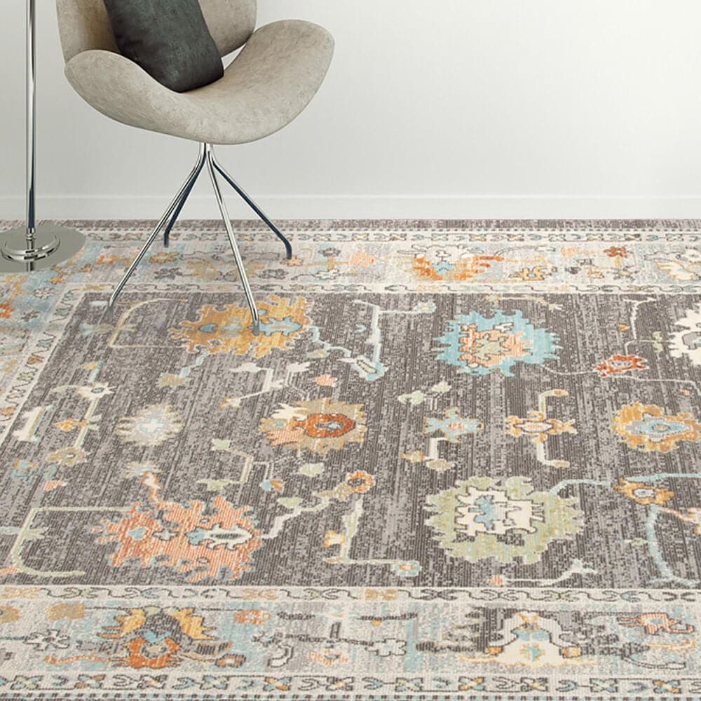 Amer Rugs Bohemian 5&#39;1&quot; x 7&#39;6&quot; Taupe Area Performance Rug, , large