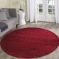 Safavieh Adirondack ADR117F-6R 6" x 6"  Red/Black Round Rug, , large