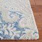 Safavieh Micro-Loop MLP539M 2"3" x 7" Blue and Ivory Runner, , large