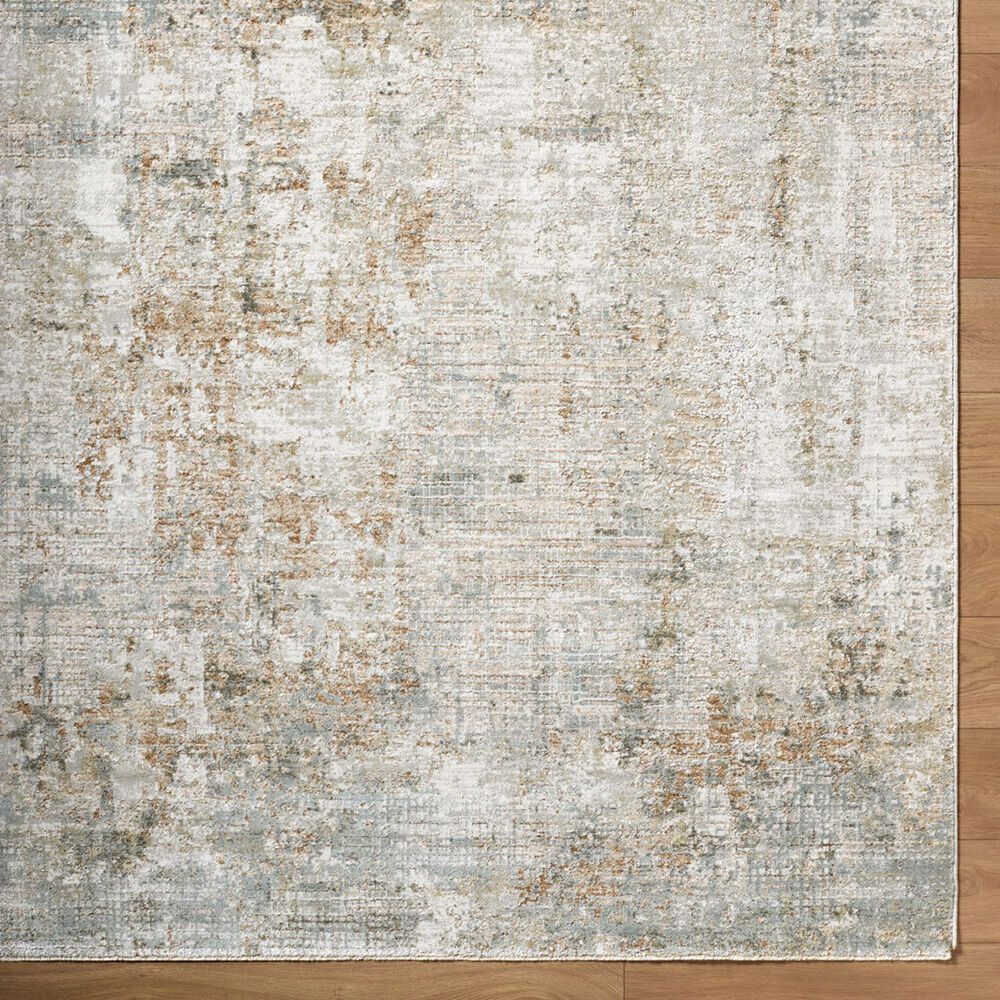 Surya Brunswick Light Gray, Cream, Charcoal, Light Brown, Medium Brown and Mustard 2'7" x 10' Runner, , large