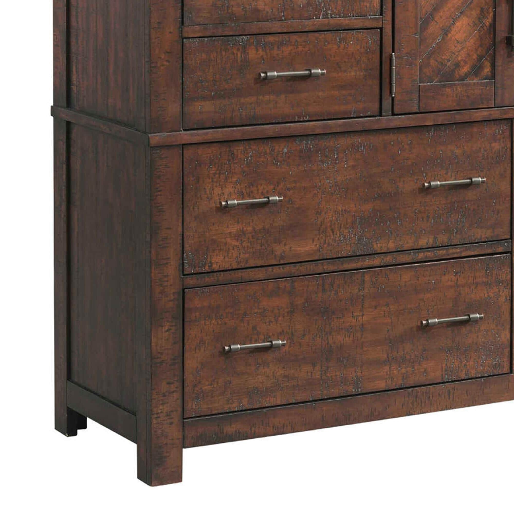 Mayberry Hill Jax 5-Piece Queen Bedroom Set in Cherry