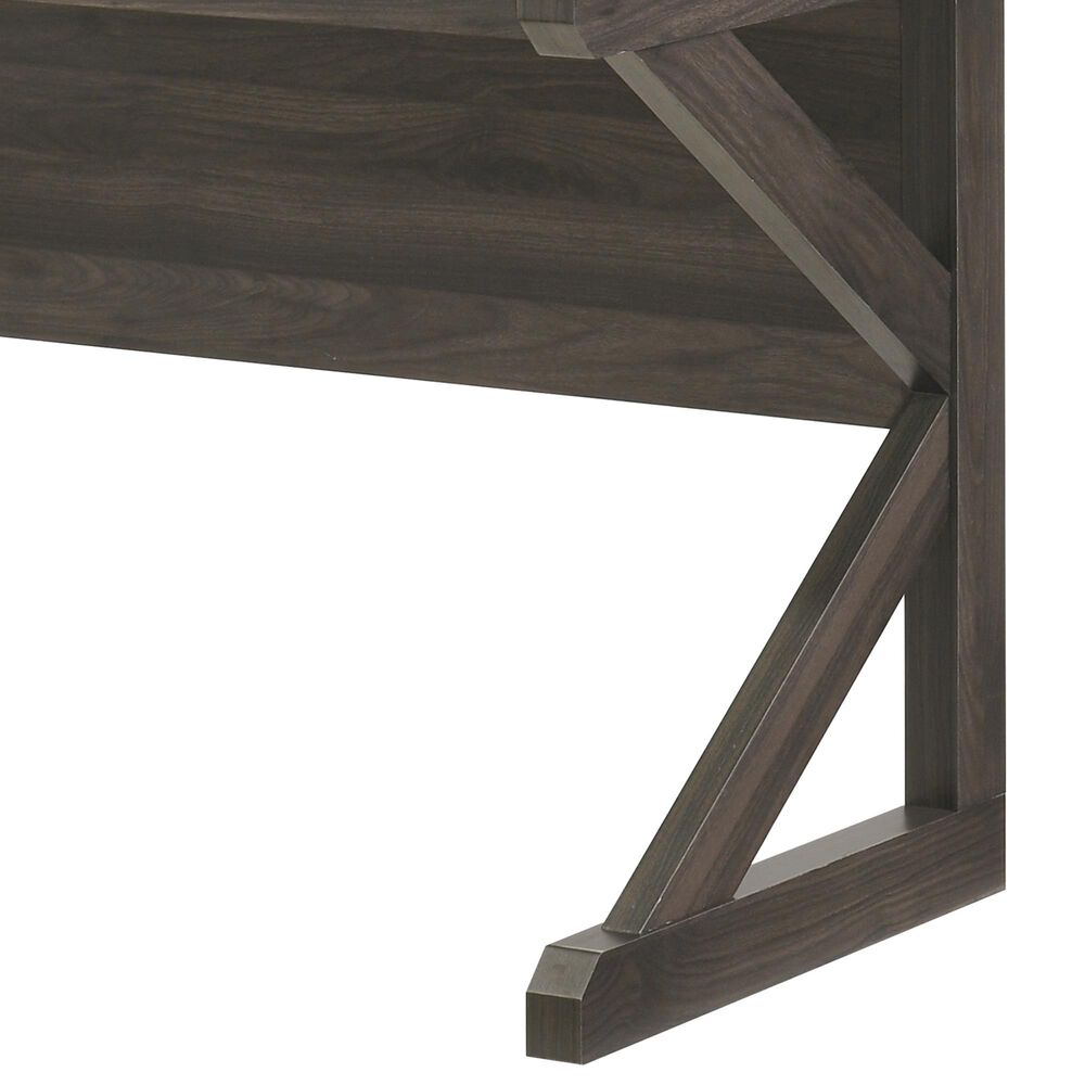 Everly Living Zoey Computer Desk in Charcoal, , large